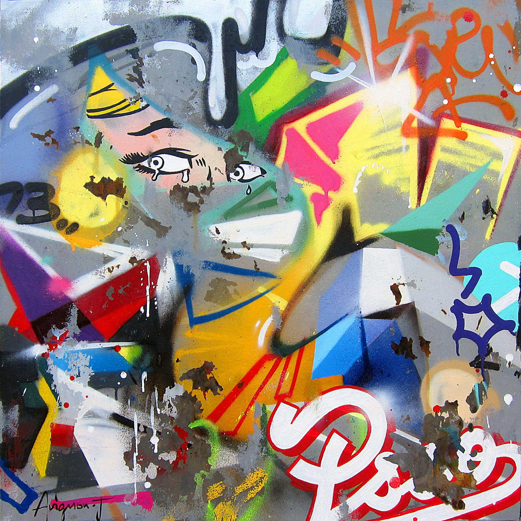 NOTHINGISART_Tableau_Pop_graffiti